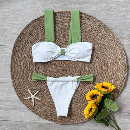 Black Bikini 2024 Sexy Micro Mujer Bikini Set Women Swimsuits Female Swimwear Brazilian Biquini Swimming Suit Solid Beachwear