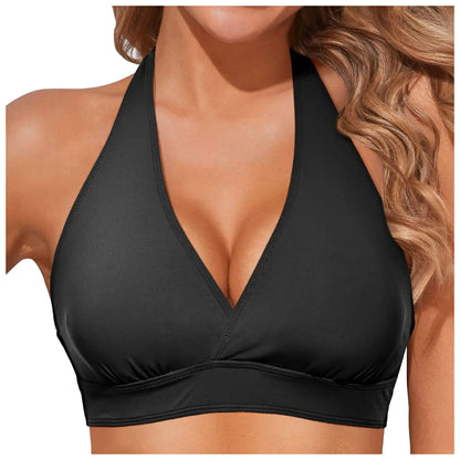 Tummy Control,Swimwear Plus Size Swimwear For Women 2024 Trendy Women Bikini Top Push Up Swimsuit Top Nuevo En Conjuntos A Juego