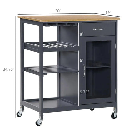 Modern Kitchen Sideboard Storage Cabinet & Coffee Bar - Fast Shipping, Not Available at