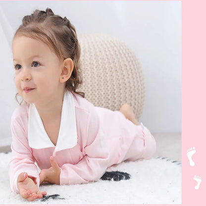 Baby Jumpsuit Newborn Clothes Pure Pajamas Spring Autumn and Winter Sets Boys and Girls Jumpsuit Climbing