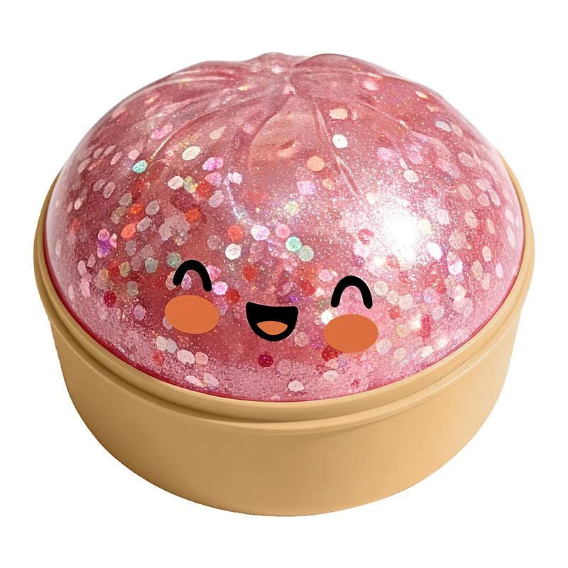Simulation Flash Dumpling Pressure Ball Slow Rebound Soft Pinch Decompression Baozi  modeling stress relief toy birthday Gifts
