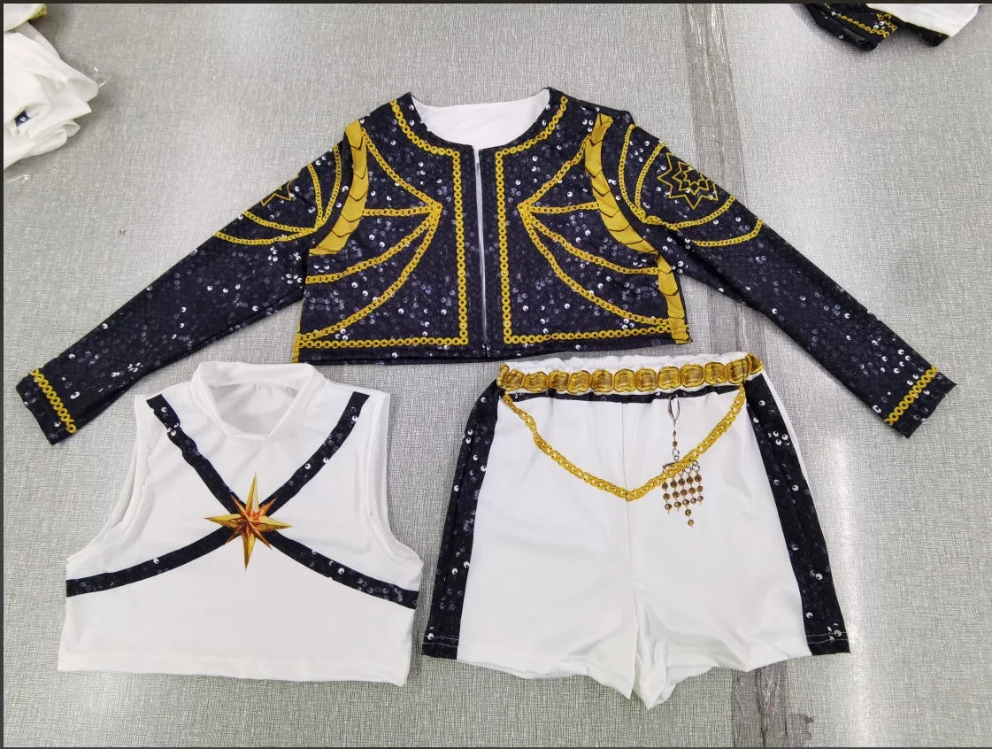 EtherealBe Kids Demon Hunter Cosplay Outfit for Girls