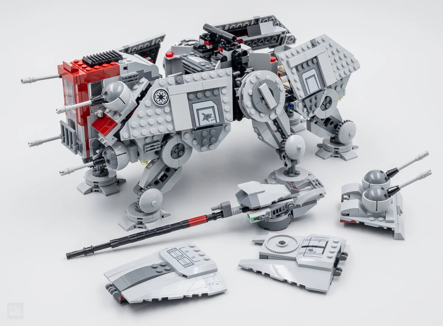 Technical 1082PCS At-TE Walker Terrain Tactical Actuator 75337 Collectible Assembly Starfighter Display Model Kit Gift Decor Toy