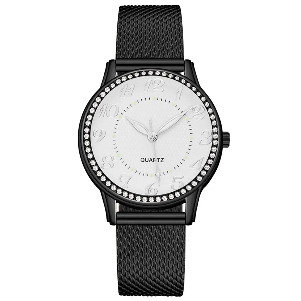 Luxury Watches Quartz Watch Stainless Steel Dial Casual Bracelet Watch Luminous Luxury Fashion Elegant Woman Watch