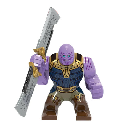 Building Blocks Marvel Transformation Figures Big Goblin Spiderman Iron Man Venom Captain Hawk Deadpool Technic Armor Gift Toys