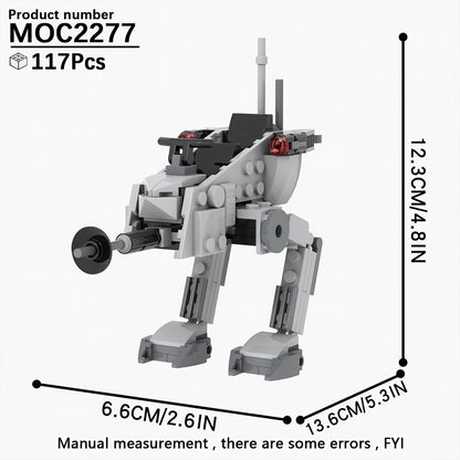 EtherealBe MOC2277 Robot Building Set with 117 pieces a perfect STEM gift for kids