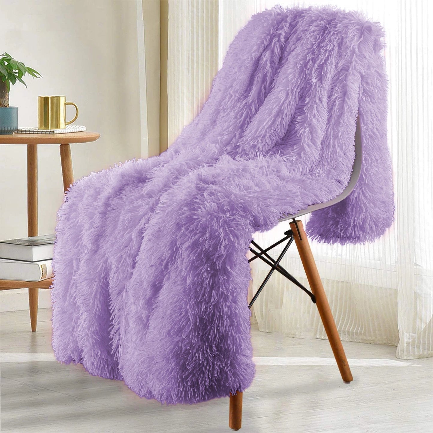 Thickened Fluffy Blanket Warm Spring Bedspread on the bed Stitch plaid sofa cover Double side blankets and throws for Home decor