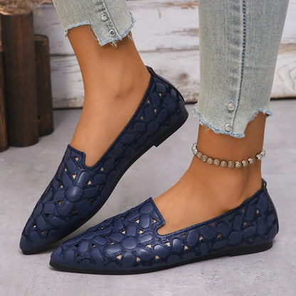 EtherealBe Women's Embroidered Loafers for Chic Style