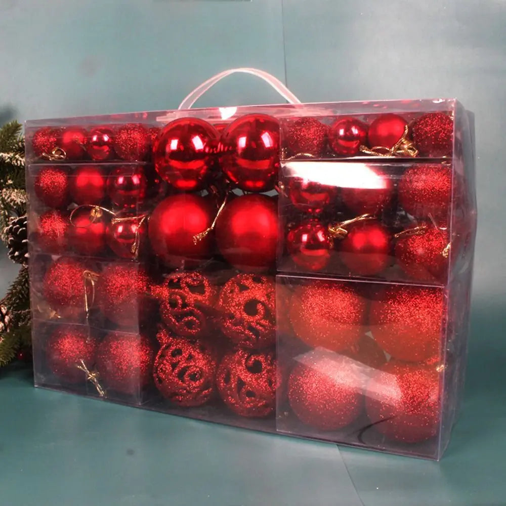 100pcs Christmas Decor Tree Xmas Balls Party Wedding Ornament Party Supplies Xmas Ornament Ball Xmas