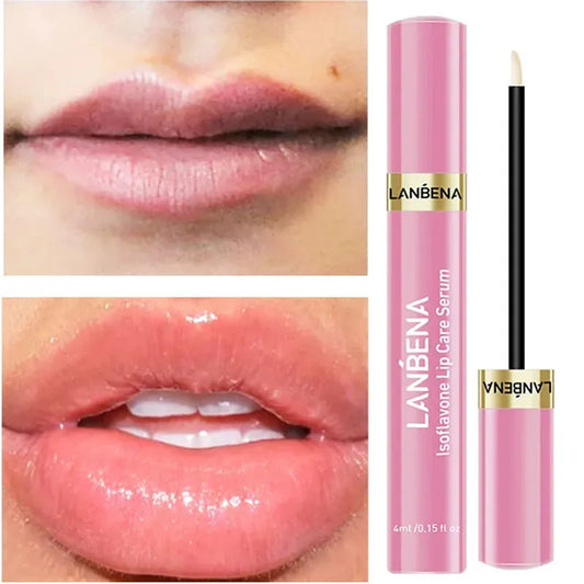 Instant Volumising Lip Serum Increase Gloss Elasticity Reduce Lip Fine Lines Moisturizing Nourish Repairing Lip Care