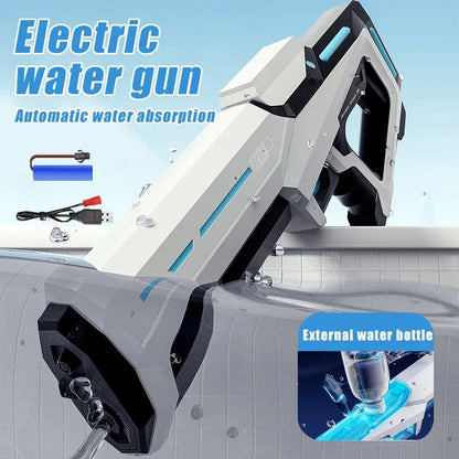Kids Electric Water Gun Toys Summer Outdoor Beach Battle Game Full Induction Absorb Water Spray Guns for Children Gift