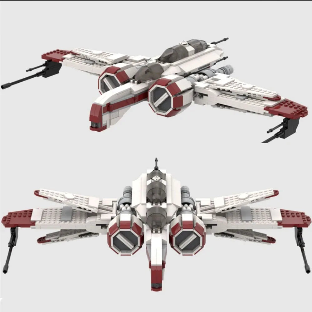 ARC-170 Star fighter Assembled  V-Wing Building Blocks Sets 75402 Compatible With Legoed Particles Suitable For Christmas Gifts