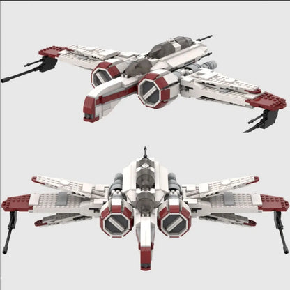 ARC-170 Star fighter Assembled  V-Wing Building Blocks Sets 75402 Compatible With Legoed Particles Suitable For Christmas Gifts