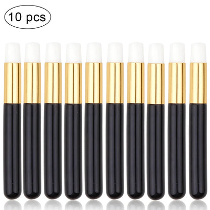 EtherealBe 10 Pcs Makeup Brush Set for Eyelash Care with Soft and Smooth Bristles
