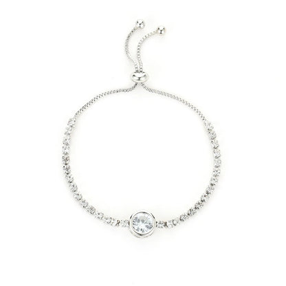Luxury Blue Zircon 18K Gold Plated Women's Bracelet 2023 New Fashion Retro Zircon Bracelet Wedding Party Jewelry Gift