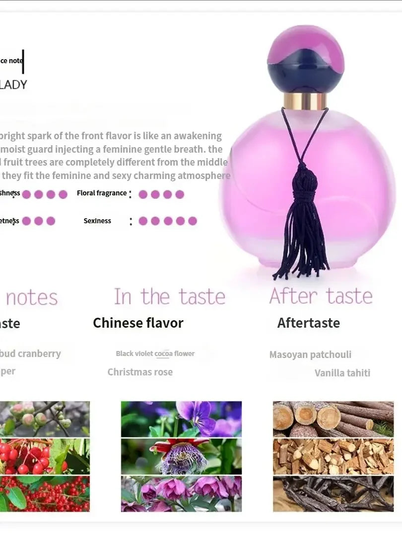 Kena 50mL Women's Perfume Elegant Long-Lasting Fresh Eau De Toilette with Intoxicating Scent