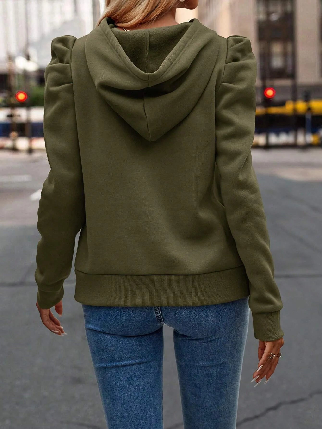 Autumn Winter Hoodies Sweatshirts Women Solid Color Long Sleeve   Casual Comfortable Pullovers Tops