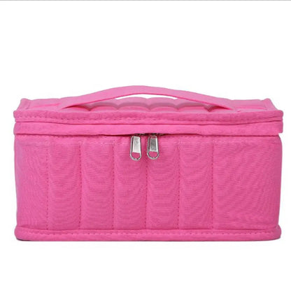 Essential Oil Case 38 Bottles 5ML10ML15ML Perfume Oil Essential Oil Box Travel Portable Carrying Holder Nail Polish Storage Bag