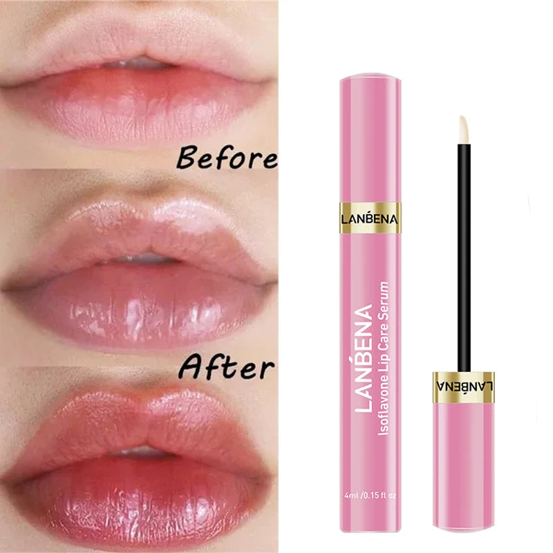 Instant Volumising Lip Serum Increase Gloss Elasticity Reduce Lip Fine Lines Moisturizing Nourish Repairing Lip Care
