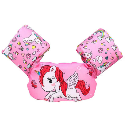 Kids Pool Floats Baby Swimming Vest Foam Armbands Buoy for Infants Better than Inflatable Rings for Learning to Swim