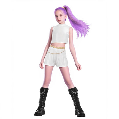 EtherealBe Kids Demon Hunter Cosplay Outfit for Girls