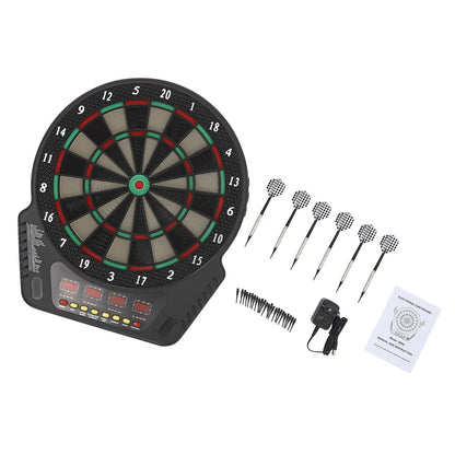 17"LX20" Electronic Dartboard with 27 Games, Cricket Scoring and 6 Darts for Adults Kids