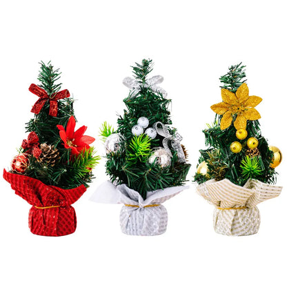 Gorgeous and Compact Christmas Tree Holiday Celebration Decoration Small Ornaments Christmas Gifts
