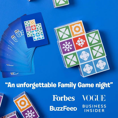 Block Puzzle Board Game for Adults & Kids, Expert-Level Challenges, Uzzle Base Game, an Action Packed Family Board Party Game