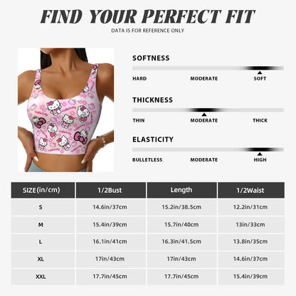 EtherealBe Hello Kitty Sports Bra for Women