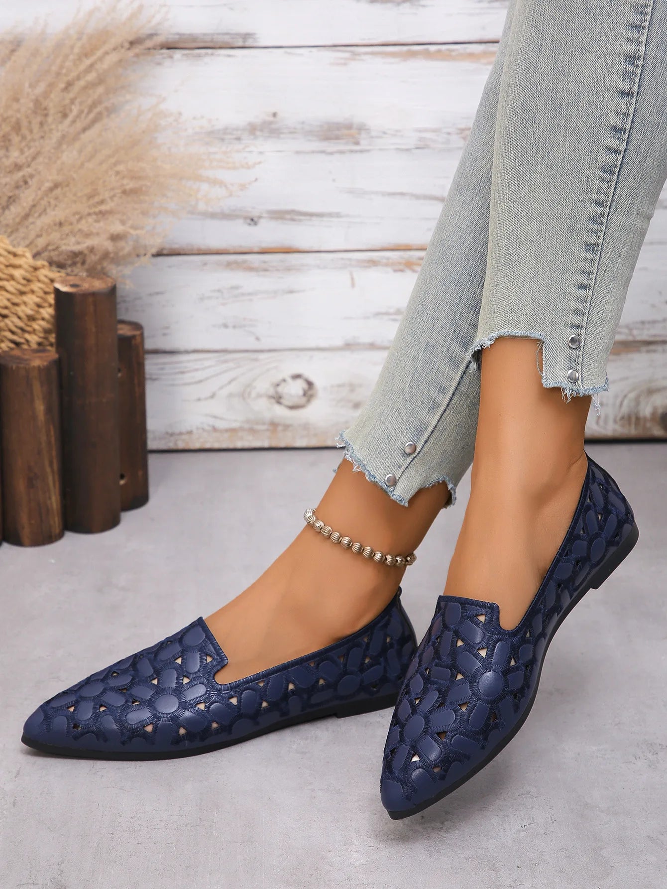 EtherealBe Women's Embroidered Loafers for Chic Style
