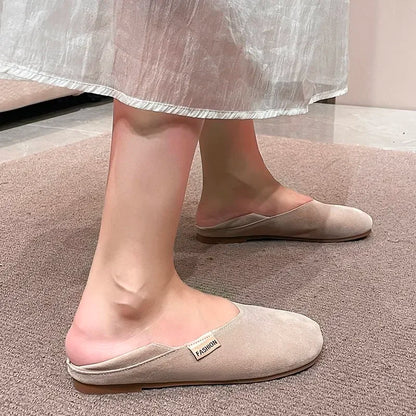 Shoes for Women  Summer Casual Round Toe Flats Ladies Shoe Fashion Light Loafers Soft Sole Non-Slip Feminino Zapatos Mujer