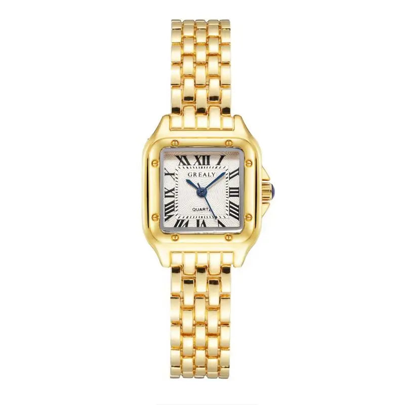 MAYZHISU Luxury Women's Watches Classic Brand Square Ladies Quartz Wristwatches Alloy Strap Business Female Clock Bracelet watch