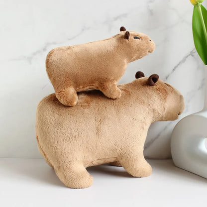 18/30cm Capybara Rodent Plush Toy Cartoon Animal Hydrochoerus Hydrochaeris Plush Doll Soft Toy Christmas Gift Toys For Children
