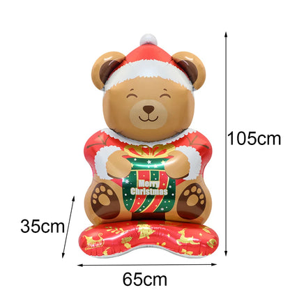 Christmas Party Decorations Christmas Party Supplies Santa Claus Snowman Christmas Tree Balloons for Festive Holiday Decors
