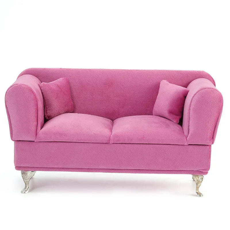 Pink Sofa Shape Jewelry Box Beautiful Case Fashion Jewellery Store Showcase Holder Organizer