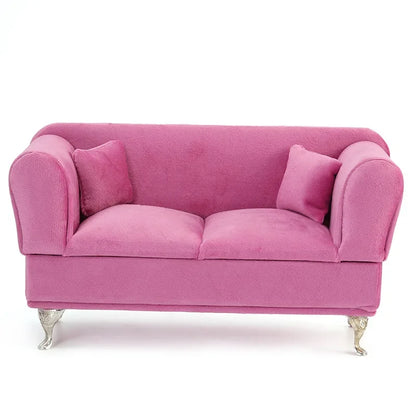 Pink Sofa Shape Jewelry Box Beautiful Case Fashion Jewellery Store Showcase Holder Organizer