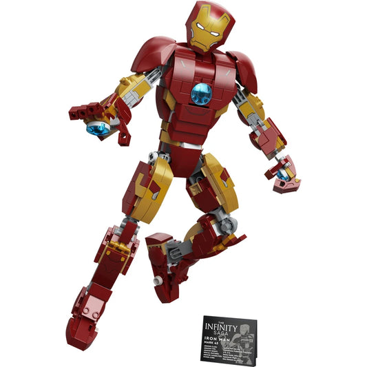 LEGO, Marvel, Superhero 76206, Iron Man, Doll, Anime Model, Children's Building Blocks, Toy Gift