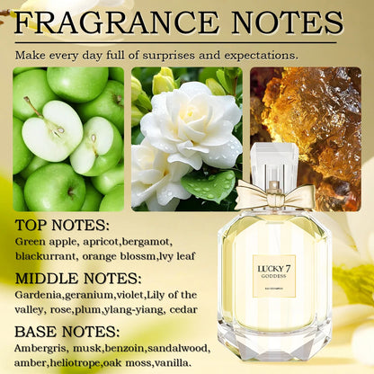 MINISO LUCKY 7 Women Perfume Original Luxury Floral Fruity Eau De Parfum Designer Fragrance For Woman Body Spray 100ml