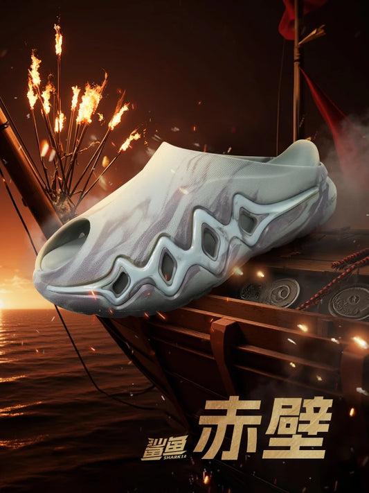 RIGORER Shark 3 Sports Slides: Post - Game Recovery, Summer Outdoor, Anti - Slip Basketball Sandals for Men & Women Z325160508