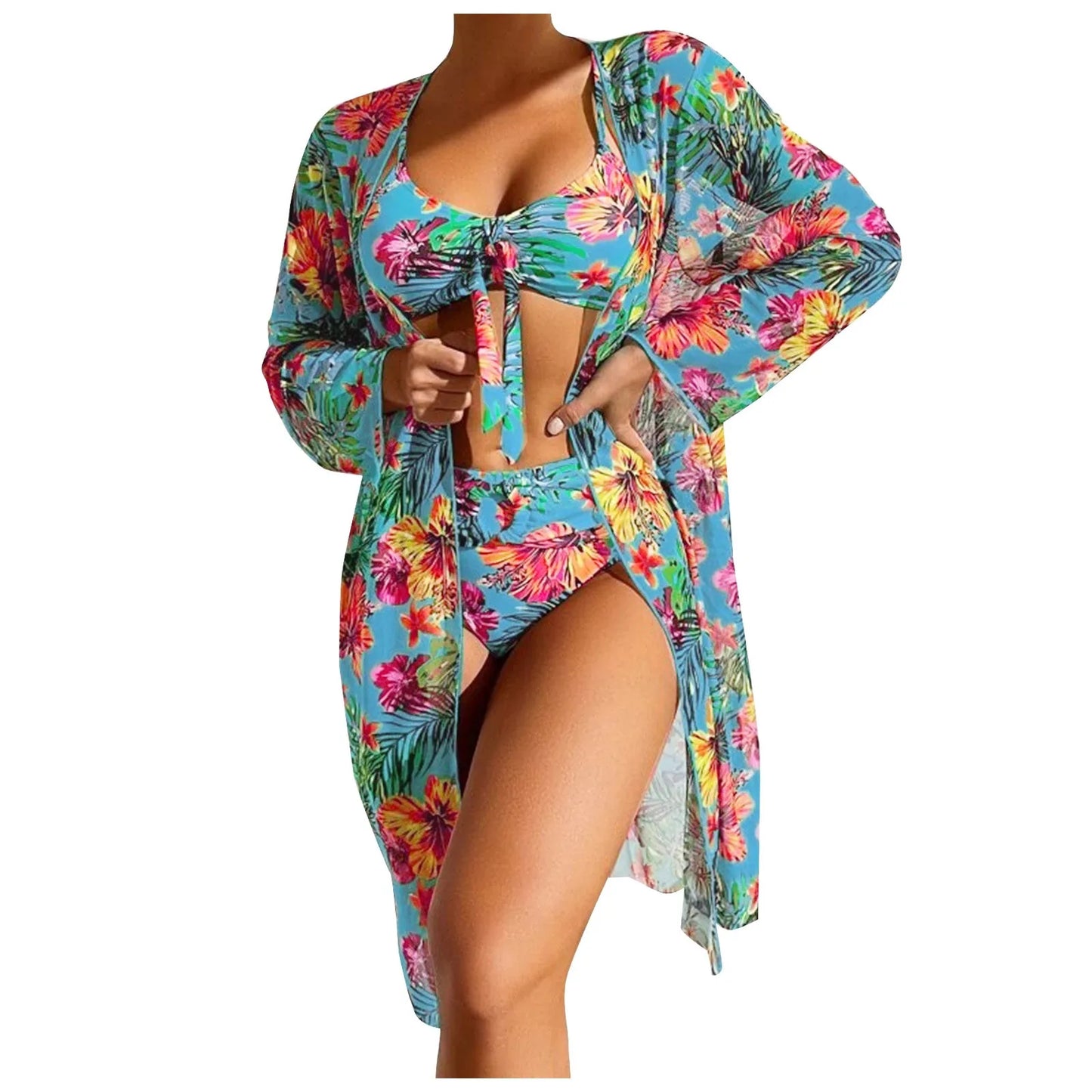 2025 Separate Swimsuits Tankini Set Female Swimwear Sports Beach Wear 3 Piece Bikini Set Cover Up Swimsuit With Shorts 비키니