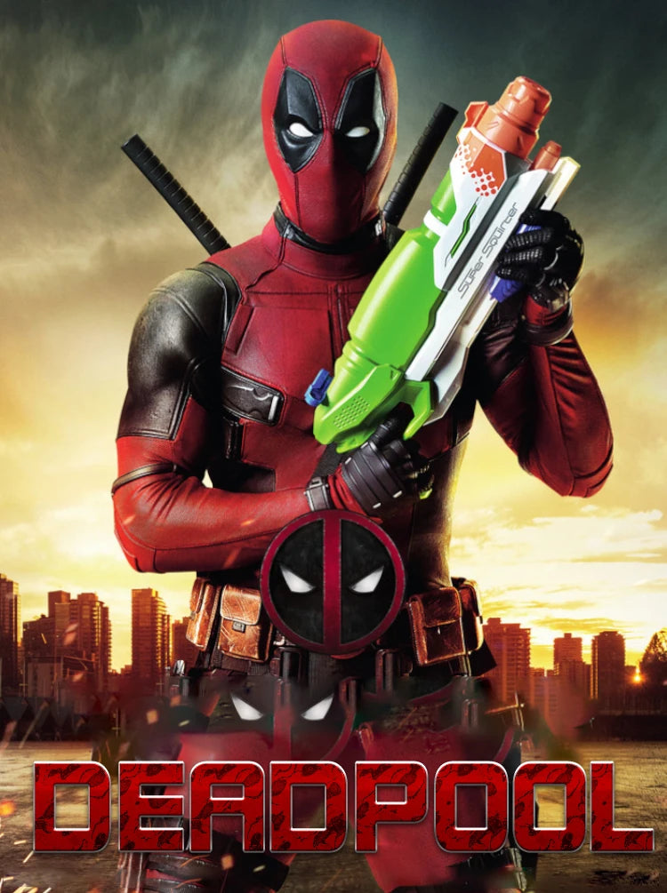 Dead Cosplay Pool Cosplay Kid Costume Child Superhero Roleplay Disguise Outfits Headgear Gloves Halloween Party Fantasia Suits