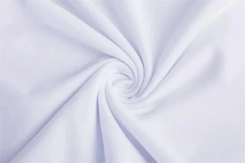 Soft white fabric swirled, ideal for a stylish women's heart print shirt by EtherealBe