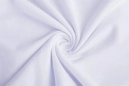 Soft white fabric swirled, ideal for a stylish women's heart print shirt by EtherealBe