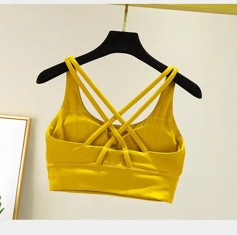 TRY TO BN Women's Tracksuit Yoga Sets Fitness Leggings Sports Bra Naked Sportwear Breathable Workout Two Pieces Suit Gym Clothes