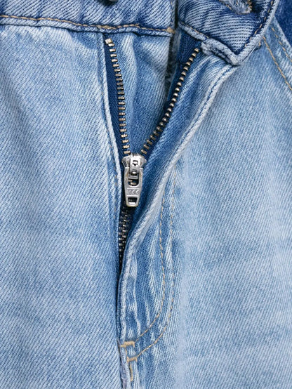 Women's Jeans 2025 Women's New Pants Women's Spliced High Waist Wide Leg Jeans