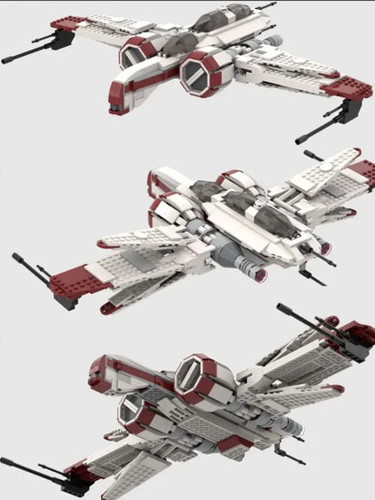 ARC-170 Star fighter Assembled  V-Wing Building Blocks Sets 75402 Compatible With Legoed Particles Suitable For Christmas Gifts