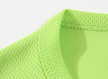 Men Women Quick-drying Short Sleeve Sports T-shirt Fitness Running Breathable Tops Summer Hot sales Casual Mesh T-shirt 2024