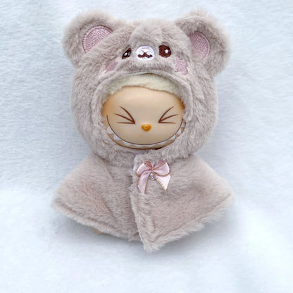 Labubu 17cm Doll Replacement Clothing Bjd  Decoration Fashion Delicate Cute Idol Kpop Exo Toy Doll Mini Clothes(no doll)