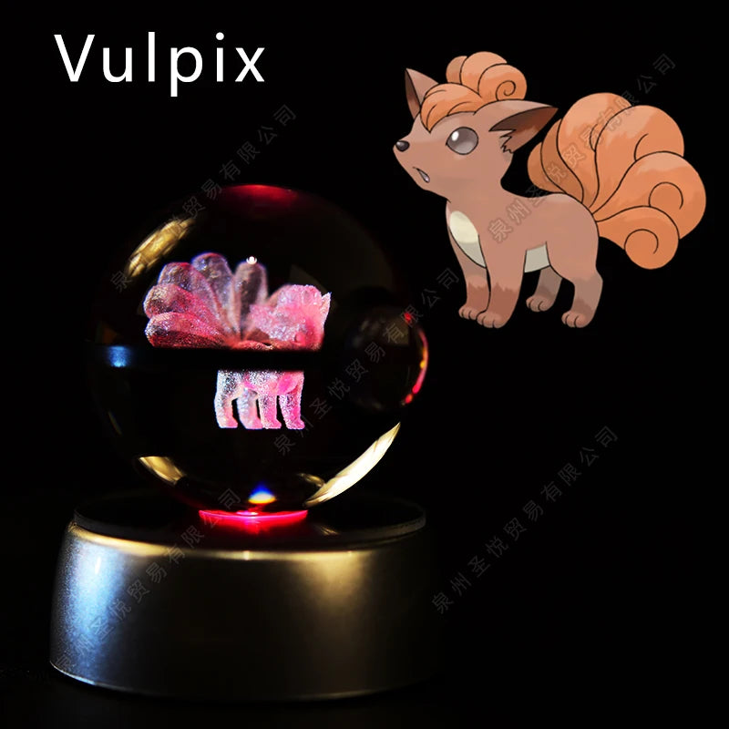EtherealBe Pokemon 3D Crystal Ball Night Light