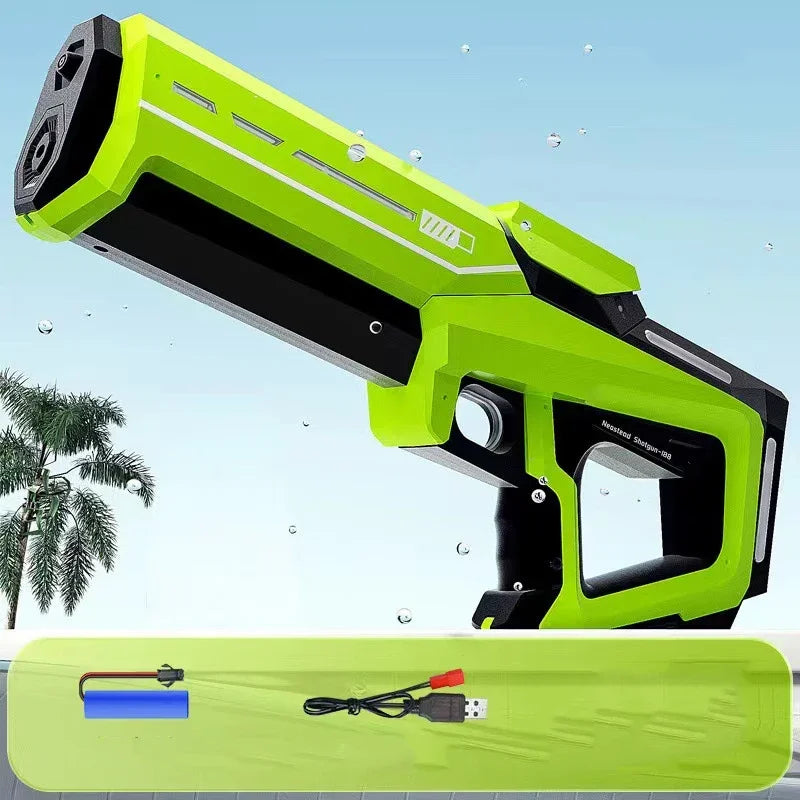 Kids Electric Water Gun Toys Summer Outdoor Beach Battle Game Full Induction Absorb Water Spray Guns for Children Gift